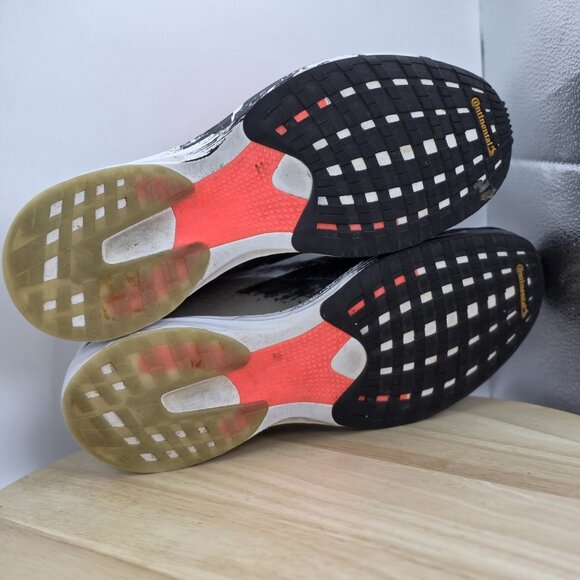 Mens 10 Adidas SL20 Japanese Calligraphy Running Shoes EF0804 Black White 2020 - Picture 9 of 10